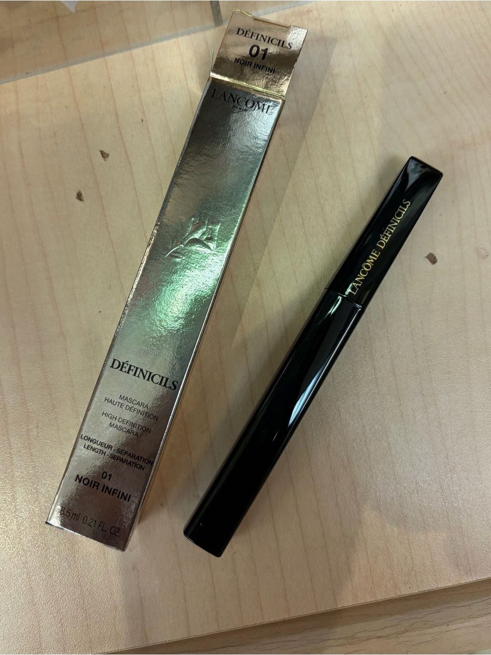 LANCOME Definicils High Definition Lengthening Mascara 01, 0.20 Oz -noir infini
